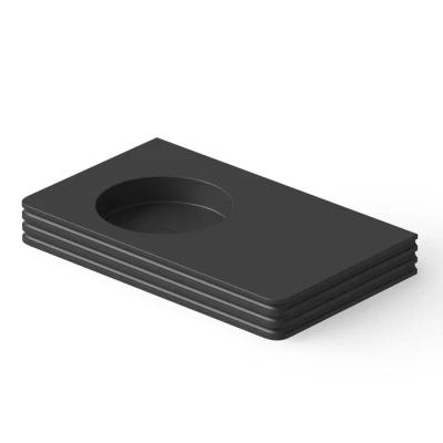 Фото DEA DESIGN Washbasins Раковина настольная 80x48xh10 см, материал: Solid Surface искуственный камень, цвет: Black №16