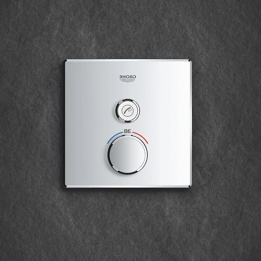 Фото 29123000 Grohtherm SmartControl Внешняя часть термостатического смесителя на 1 выход, хром