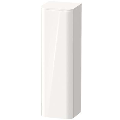 Фото Duravit Happy D.2 Plus Пенал подвесной 133.6x40x36см, 1 дверь, 3 стекл. полки, DX, цвет: белый глянцевый