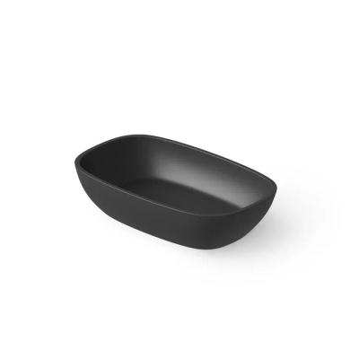 Фото DEA DESIGN Washbasins Раковина настольная 60x36xh14 см, материал: Solid Surface искуственный камень, цвет: Black №16