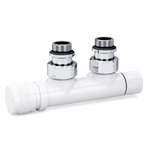 Фото SR Rubinetterie Узел нижнего подключения Tondera 1/2"х3/4"Е Белый (левый), 0683-1500VCEA (0683-1500VCEA)