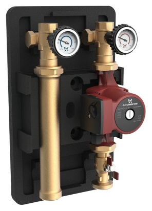 Фото Насосная группа Grundfos HEATMIX D25 UPS 80 (99309066)