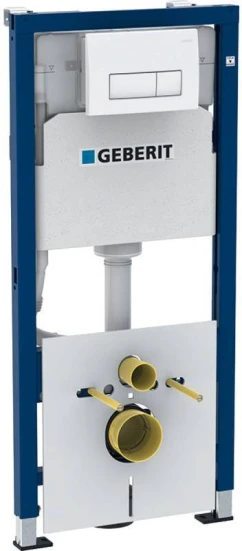 Фото Инсталляция для унитаза GEBERIT Duofix Delta (клавиша Delta 51, белая) 458.128.11.1