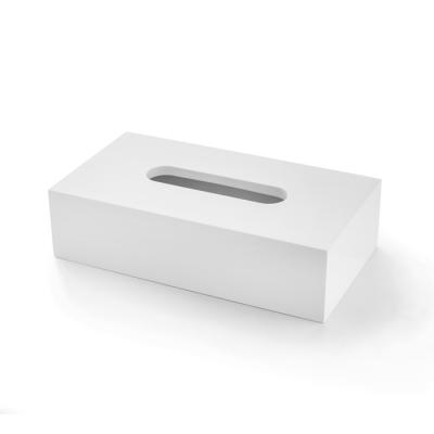 Фото 3SC BeMood White Контейнер для бумажных салфеток настольный 24,5хh6,5х13 см, цвет: белый