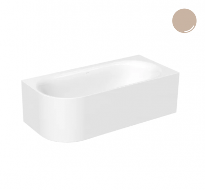 Фото Ванна, Bette, BetteLux Oval V Silhouette, шгв 1750*800*450, BetteGlasur® Plus, цвет-Bahama beige