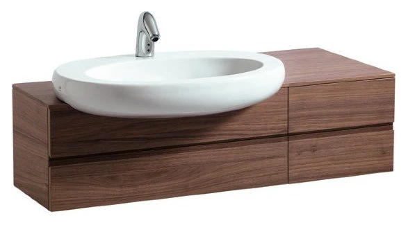 Фото Раковина полувстраиваемая Laufen IL Bagno Alessi 75x50 8.1397.2.400.104.1