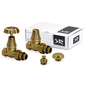 Фото SR Rubinetterie Комплект термостатический прямой Old Style 1/2", цвет: бронза, K338-1500Z000 (K338-1500Z000)