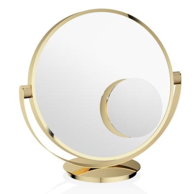 Фото Decor Walther Club Vanity Косметическое зеркало 43см, настольное, увел. 5x, цвет: золото