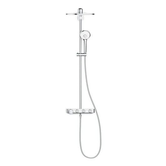 Фото 26507LS0 Euphoria SmartControl 310 DUO Душевая система с термостатом для душа, белая луна