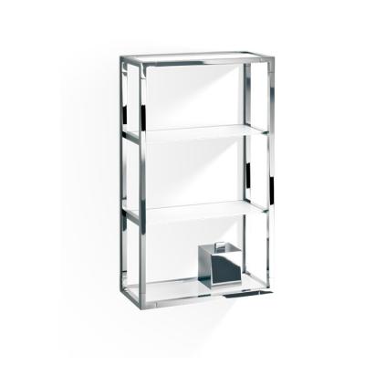 Фото Decor Walther ET 6 Шкафчик открытый 35x15x60см, стекло белое, подвесной, цвет: хром