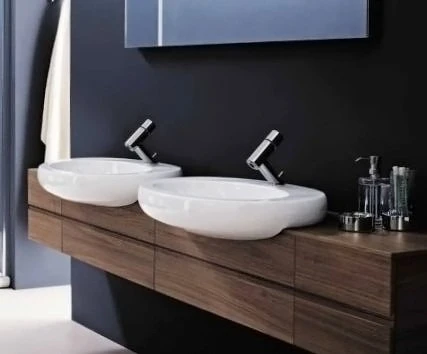 Фото Раковина полувстраиваемая Laufen IL Bagno Alessi 75x50 8.1397.2.400.104.1