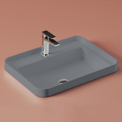 Фото Artceram FUORI SCALA Раковина встраиваемая 60х45 см, 1 отверстие, цвет denim