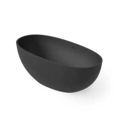 Фото DEA DESIGN Nature Ванна отдельностоящая 165x80xh58 см, материал: Solid Surface искуственный камень, цвет: Black №16