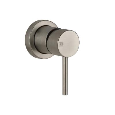 Фото Gessi Emporio Via tortona Внешние части для настенного смесителя на 1 позицию, цвет: Finox Brushed Nickel
