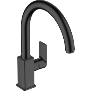 Фото 71871670 HG Vernis Shape M35 смеситель для кухни 260 матовый черный