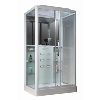 Фото Душевая кабина Loranto CS 129 R 90*150*235 правосторонняя, прозрачное стекло 6 мм., профиль белый (00054492)