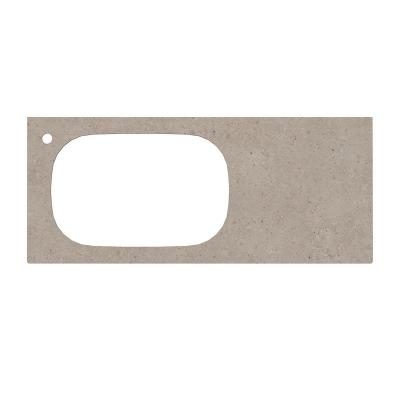 Фото Kerama Marazzi MA.2.1.SG540620R\120 Спец. изделие дек. для раковин, встраиваемых сверху Magica/Маджика Риккарди 120 см, бежевый матовый