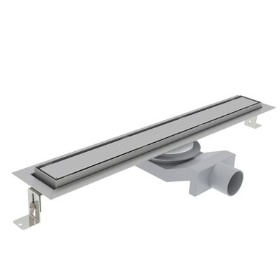 Фото Plumberia Selection Трап душевой PS IN-TILE 6x70 2устор. накладка из нерж.стали, комбинир.затвор с горизонт. Выпуском Ду 50мм,40л/мин, браш.нерж.сталь