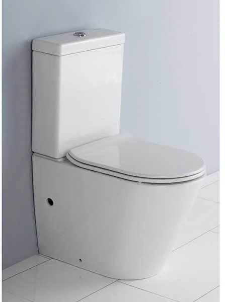 Фото Унитаз-компакт BelBagno Flay-R BB007CPR+BB006T+BB2002SC