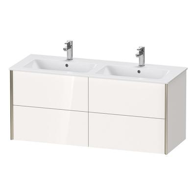 Фото Duravit ME by Starck  Двойная раковина для мебели с перел., с 1 отв. под смес., 1300x490мм, Цвет: Белый