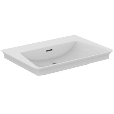 Фото Ideal Standard La Dolce Vita Раковина 660х470хh125 мм, подвесная/накладная, без отв, с переливом и крепежом, цвет: белый глянец