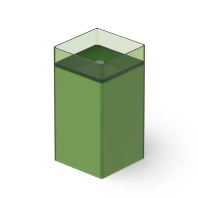 Фото Dea Design Pedestal Basin Раковина 45х45х90см., напольная, без отв., Glasstech, прозрачная смола, цвет: Emerald R3