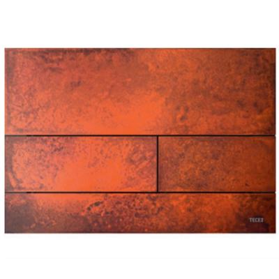 Фото TECEsquare II. Панель смыва, металл, цвет Ржавая сталь