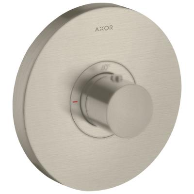 Фото Axor ShowerSelect Встраиваемый термостат для душа, 1 потреб, внешняя часть, цвет: шлифованный никель