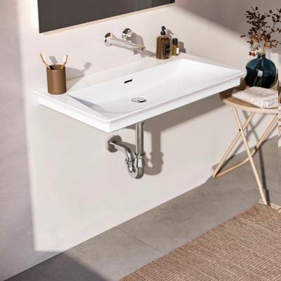 Фото Ideal Standard La Dolce Vita Раковина 860х470хh125 мм, подвесная/накладная, без отв, с переливом и крепежом, цвет: белый глянец