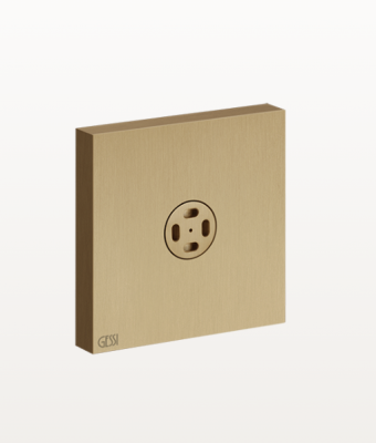 Фото Форсунка, Gessi, Rettangolo, цвет-Warm Bronze Brushed PVD