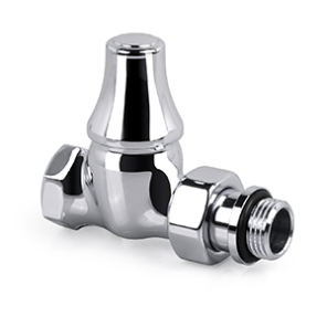 Фото SR Rubinetterie Клапан запорный прямой "ретро", 1/2" хром, 0342-1500C000 (0342-1500C000)