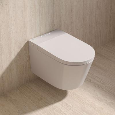 Фото Kerama Marazzi ТекВейв Умный унитаз  подвесной торнадо с дистанционным управлением, белый глянцевый