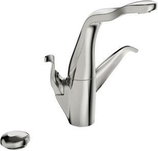 Фото Смеситель для кухни Oras Alessi Swan 230/12V с Smart кнопкой 8222F