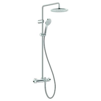 Фото Duravit Wave Душевая система с термостатом, ручной душ , шланг 1600 мм, ручной душ 3 режима, излив 223 мм, хром