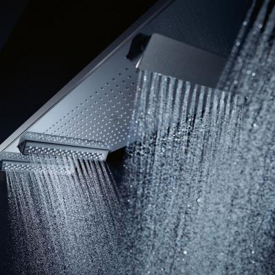 Фото Axor Shower Heaven Душевая система с термостатом, ручным душем и подсветкой, цвет: хром