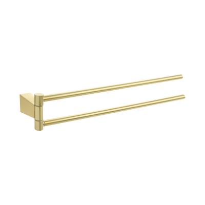 Фото Полотенцедержатель Fixsen Trend GOLD рога двойные, золото матовое (FX-99002A)