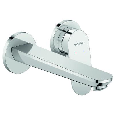 Фото Duravit Wave Смеситель для раковины из стены, излив 202 мм, хром
