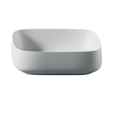 Фото ARTCERAM COGNAC Раковина настольная Quadro 56x41 см, цвет белый глянец, покрытие Saniglaze