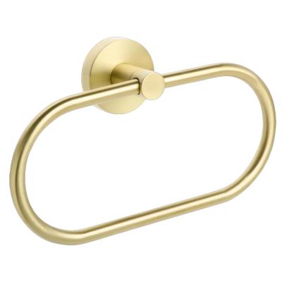 Фото Полотенцедержатель Fixsen Comfort Gold кольцо, золото сатин (FX-87011)