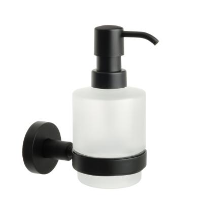 Фото Дозатор жидкого мыла Fixsen Comfort Black черный матовый (FX-86012)