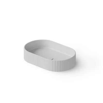 Фото DEA DESIGN Washbasins Раковина настольная 55x35xh12 см, материал: Solid Surface искуственный камень, цвет: White №18