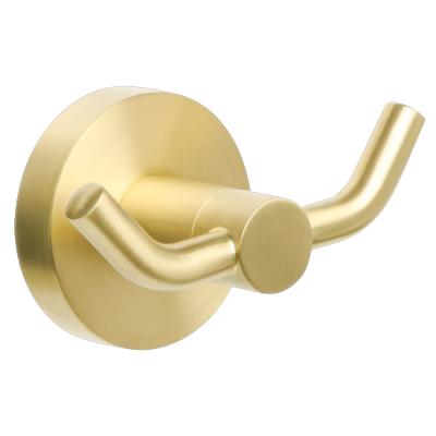Фото Крючок Fixsen Comfort Gold двойной, золото сатин (FX-87005A)