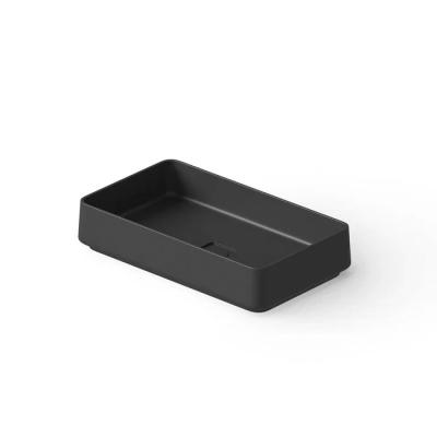 Фото DEA DESIGN Washbasins Раковина настольная 58x34xh12 см, материал: Solid Surface искуственный камень, цвет: Black №16
