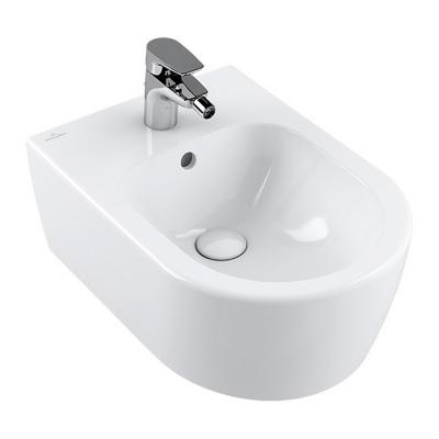 Фото Villeroy&Boch Avento Биде подвесное 37x53см, с 1 отв., цвет: альпийский белый