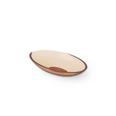 Фото DEA DESIGN Washbasins Раковина настольная 60x35xh10,5 cm, материал: Glasstech прозрачная смола, цвет: Sunset R1