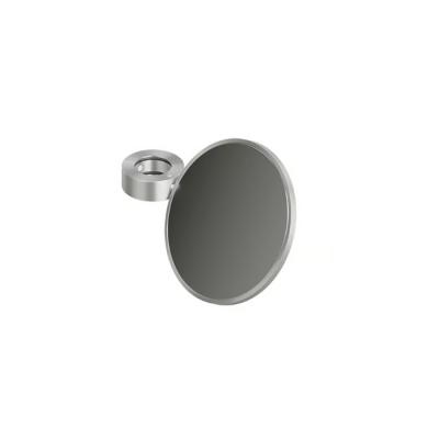 Фото QuadroDesign Зеркало косметическое для излива или душевой штанги, регулируемое, цвет: Brushed Stainless Steel