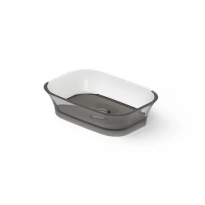 Фото DEA DESIGN Washbasins Раковина настольная 55x38xh14 см, материал: Glasstech прозрачная смола, цвет: Smoky Black R4