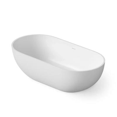 Фото DEA DESIGN Shadow Ванна отдельностоящая 155x77xh52 см, материал: Solid Surface искуственный камень, цвет: White №18