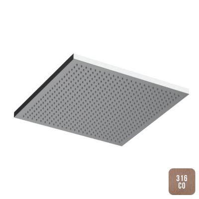 Фото ALMAR VELVET RAIN Верхний душ 300х300 мм (без держателя), цвет Copper Brushed PVD
