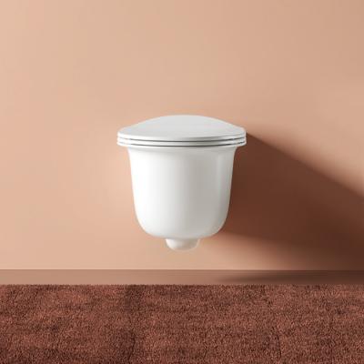 Фото Artceram Chic Унитаз подвесной 38х53см, безободковый, с крепеж., цвет: белый матовый